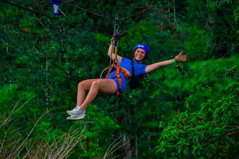 Zip-lining